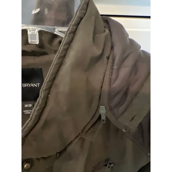 Lane Bryant Green Warm Hooded Coat Parka Women's Plus Size 18 20 Winter EUC - Picture 6 of 9